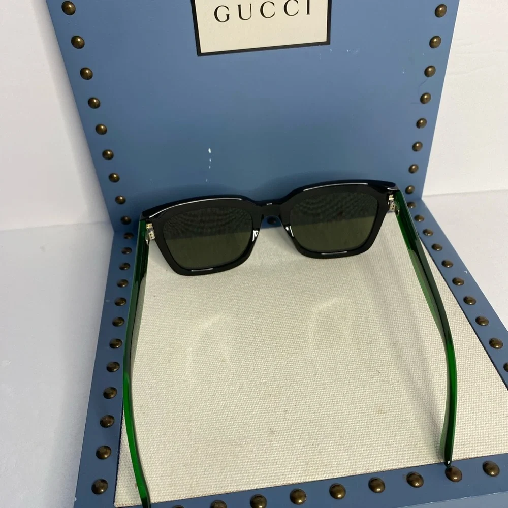 New - GUCCI MEN'S GG0057SKN 56MM SUNGLASSES